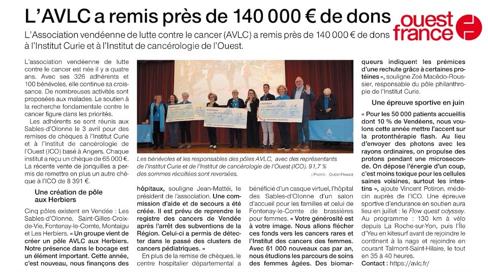 OUEST FRANCE AVR 2025