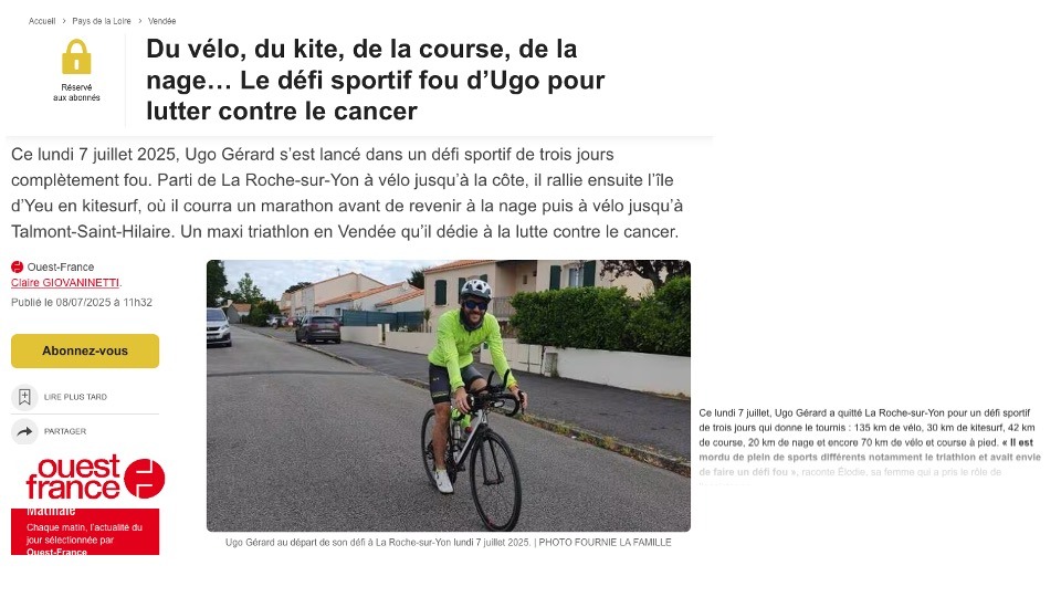 OUEST FRANCE 0807 2025