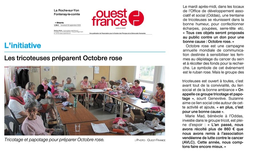 OUEST FRANCE 26 09 2025